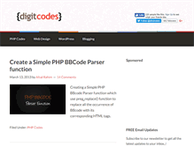 Tablet Screenshot of digitcodes.com